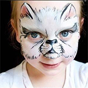 Christy Lewis的动物脸谱彩绘